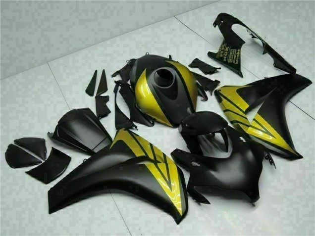 Inexpensive 2008-2011 Black Gold Honda CBR1000RR Replacement Motorcycle Fairings Inexpensive 2008-2011 Black Gold Honda CBR1000RR Replacement Motorcycle Fairings