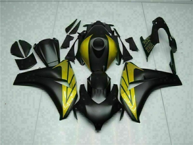 Inexpensive 2008-2011 Black Gold Honda CBR1000RR Replacement Motorcycle Fairings Inexpensive 2008-2011 Black Gold Honda CBR1000RR Replacement Motorcycle Fairings
