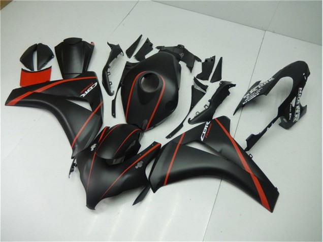 Inexpensive 2008-2011 Matte Black Red Honda CBR1000RR Motorcycle Fairing Inexpensive 2008-2011 Matte Black Red Honda CBR1000RR Motorcycle Fairing