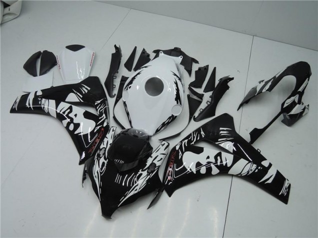 Inexpensive 2008-2011 Black White Honda CBR1000RR Motorbike Fairing Inexpensive 2008-2011 Black White Honda CBR1000RR Motorbike Fairing