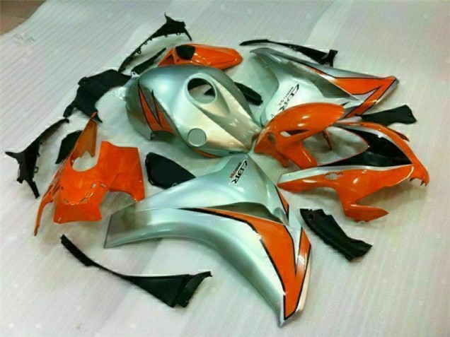 Inexpensive 2008-2011 Silver Orange Honda CBR1000RR Bike Fairings Inexpensive 2008-2011 Silver Orange Honda CBR1000RR Bike Fairings