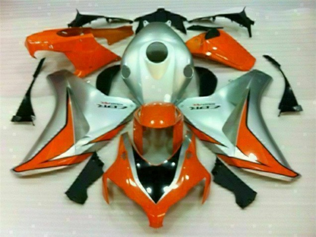 Inexpensive 2008-2011 Silver Orange Honda CBR1000RR Bike Fairings Inexpensive 2008-2011 Silver Orange Honda CBR1000RR Bike Fairings