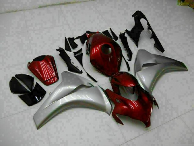 Inexpensive 2008-2011 Red Silver Honda CBR1000RR Replacement Motorcycle Fairings Inexpensive 2008-2011 Red Silver Honda CBR1000RR Replacement Motorcycle Fairings