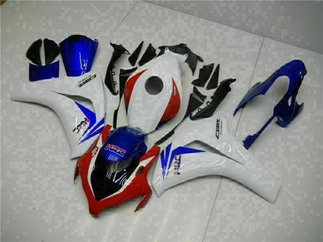 Inexpensive 2008-2011 White Blue Honda CBR1000RR Motorcycle Fairing Kits