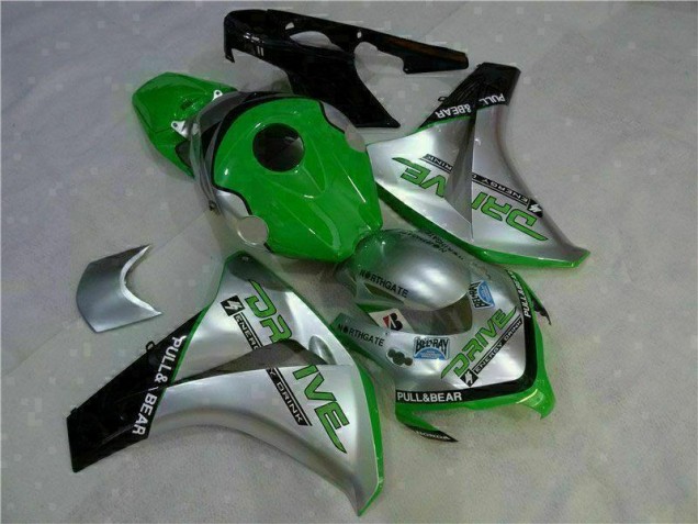 Inexpensive 2008-2011 Green Silver Honda CBR1000RR Moto Fairings Inexpensive 2008-2011 Green Silver Honda CBR1000RR Moto Fairings