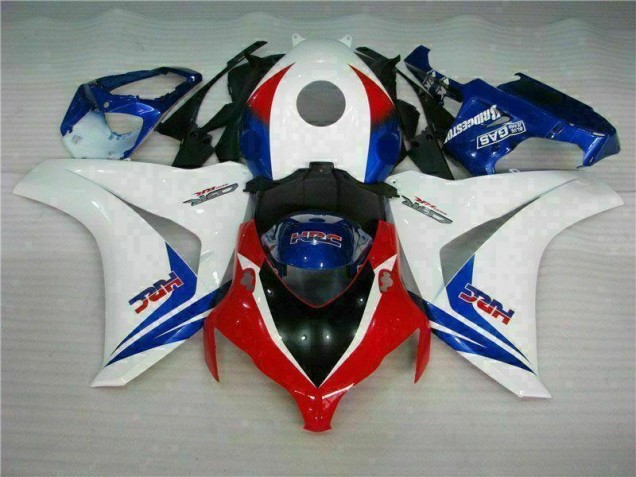Inexpensive 2008-2011 White Blue Honda CBR1000RR Bike Fairing & Plastics