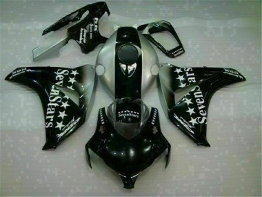 Inexpensive 2008-2011 Black SevenStars Honda CBR1000RR Replacement Motorcycle Fairings