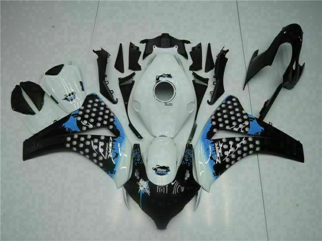Inexpensive 2008-2011 White Black Honda CBR1000RR Moto Fairings Inexpensive 2008-2011 White Black Honda CBR1000RR Moto Fairings