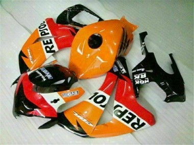 Inexpensive 2008-2011 Orange Repsol Honda CBR1000RR Replacement Fairings