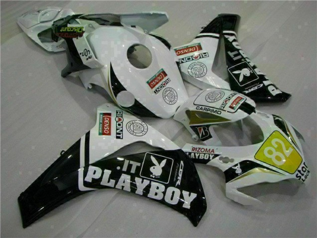 Inexpensive 2008-2011 White Black Playboy Honda CBR1000RR Motorcylce Fairings & Bodywork Inexpensive 2008-2011 White Black Playboy Honda CBR1000RR Motorcylce Fairings & Bodywork