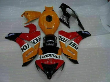 Inexpensive 2008-2011 Orange Repsol Honda CBR1000RR Motorbike Fairings
