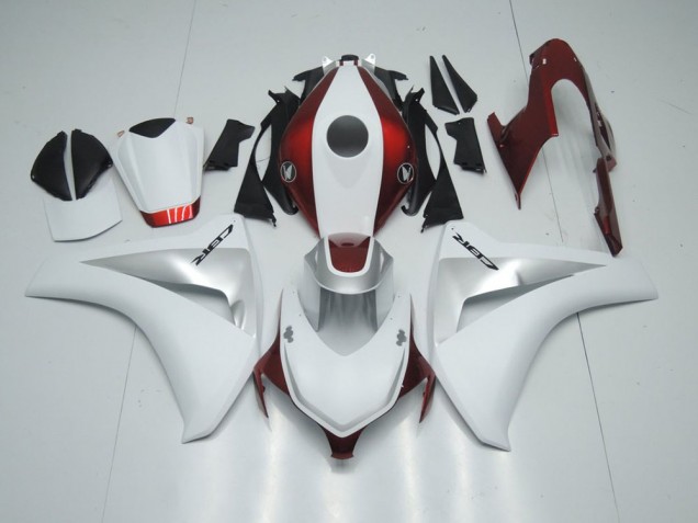 Inexpensive 2008-2011 Candy Red White and Silver Honda CBR1000RR Motorcycle Fairing Kits Inexpensive 2008-2011 Candy Red White and Silver Honda CBR1000RR Motorcycle Fairing Kits