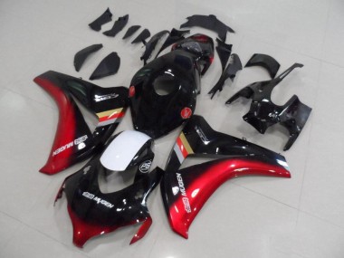 Inexpensive 2008-2011 Black Red Mugen Honda CBR1000RR Bike Fairing Kit