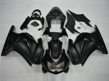 Inexpensive 2008-2012 Matte Black Kawasaki EX250 Motorcycle Fairing Kits & Plastic Bodywork MF0679