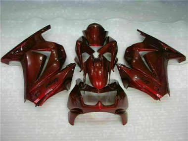 Inexpensive 2008-2012 Red Ninja Kawasaki EX250 Bike Fairings