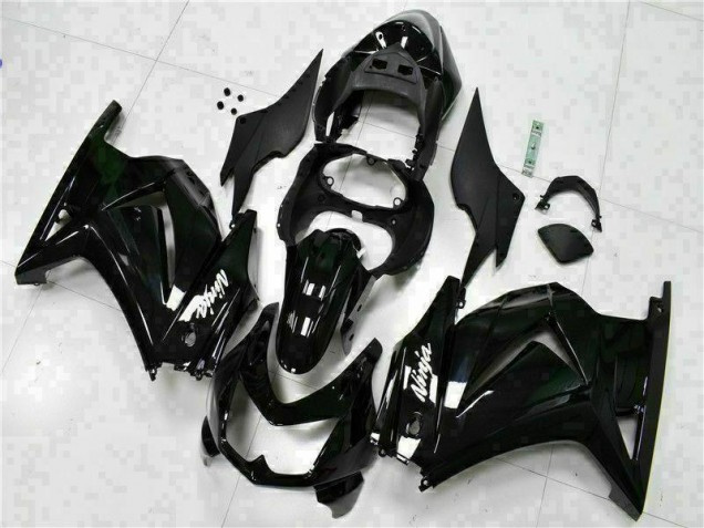 Inexpensive 2008-2012 Black Ninja Kawasaki EX250 Bike Fairing Kit Inexpensive 2008-2012 Black Ninja Kawasaki EX250 Bike Fairing Kit