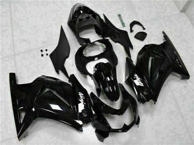 Inexpensive 2008-2012 Black Ninja Kawasaki EX250 Bike Fairing Kit Inexpensive 2008-2012 Black Ninja Kawasaki EX250 Bike Fairing Kit