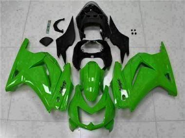 Inexpensive 2008-2012 Green Black Ninja Kawasaki EX250 Motorcycle Fairing Kits
