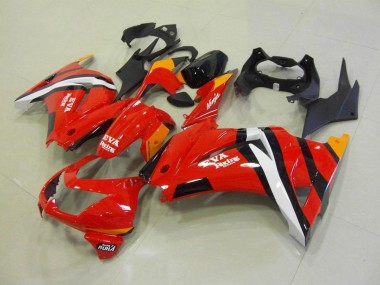 Inexpensive 2008-2012 Red Black Kawasaki Ninja ZX250R Motorcycle Fairing Kits & Plastic Bodywork MF3609