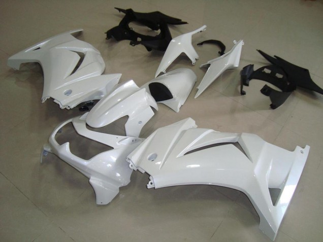 Inexpensive 2008-2012 Pearl White Kawasaki ZX250R Motorcycle Fairings Kits Inexpensive 2008-2012 Pearl White Kawasaki ZX250R Motorcycle Fairings Kits