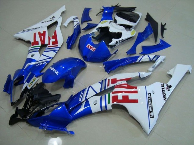 Inexpensive 2008-2016 Blue White Red Fiat Yamaha YZF R6 Moto Fairings Inexpensive 2008-2016 Blue White Red Fiat Yamaha YZF R6 Moto Fairings