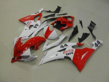 Inexpensive 2008-2016 White Red Coca Cola Zero 44 Yamaha YZF R6 Motorcycle Replacement Fairings