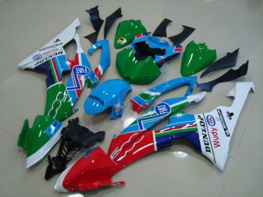 Inexpensive 2008-2016 Blue White Fiat Green Red Wudy Motul Dunlop Yamaha YZF R6 Motor Fairings