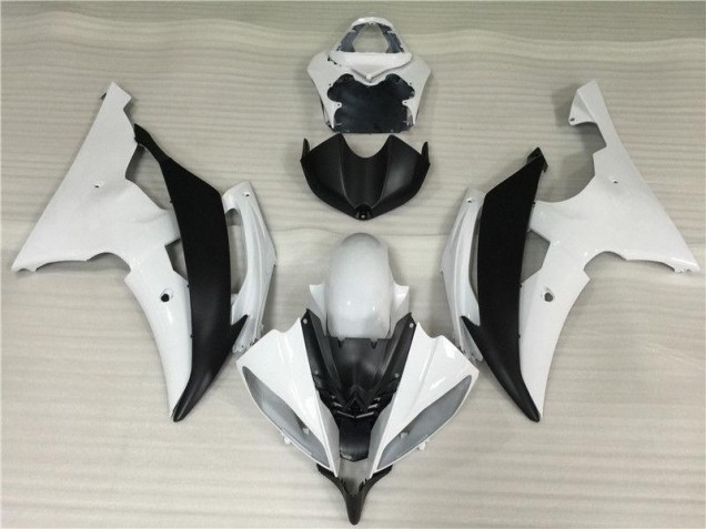 Inexpensive 2008-2016 White Black Yamaha YZF R6 Bike Fairings & Bodywork Inexpensive 2008-2016 White Black Yamaha YZF R6 Bike Fairings & Bodywork