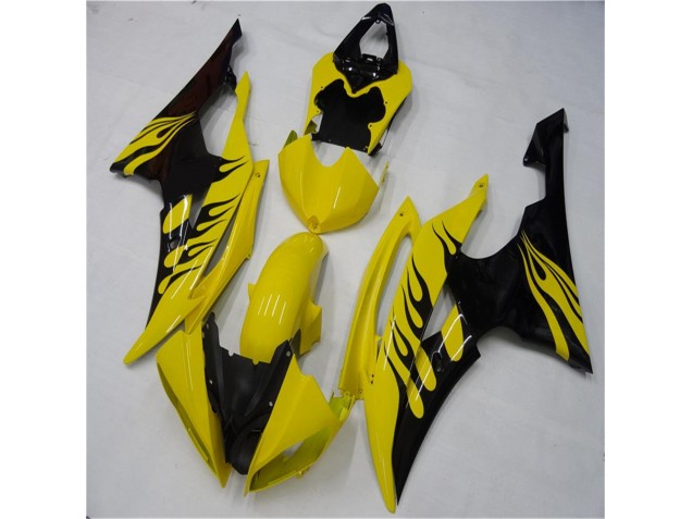 Inexpensive 2008-2016 Yellow Black Yamaha YZF R6 Motorcycle Replacement Fairings Inexpensive 2008-2016 Yellow Black Yamaha YZF R6 Motorcycle Replacement Fairings