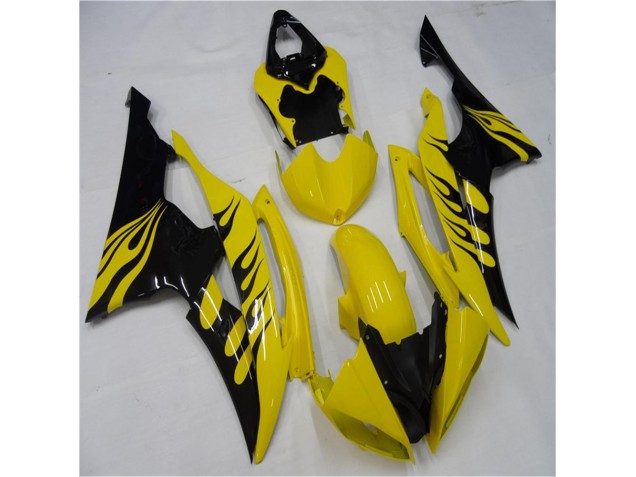 Inexpensive 2008-2016 Yellow Black Yamaha YZF R6 Motorcycle Replacement Fairings Inexpensive 2008-2016 Yellow Black Yamaha YZF R6 Motorcycle Replacement Fairings