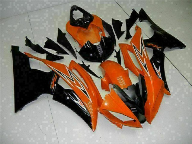 Inexpensive 2008-2016 Orange Black Yamaha YZF R6 Motorcycle Fairings Kit Inexpensive 2008-2016 Orange Black Yamaha YZF R6 Motorcycle Fairings Kit
