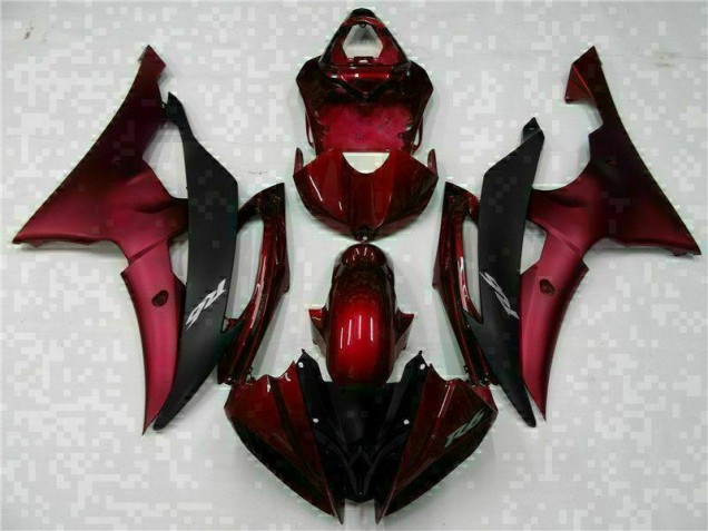 Inexpensive 2008-2016 Red Black Yamaha YZF R6 Motorcylce Fairings Inexpensive 2008-2016 Red Black Yamaha YZF R6 Motorcylce Fairings