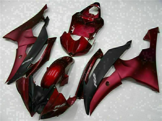 Inexpensive 2008-2016 Red Black Yamaha YZF R6 Motorcylce Fairings Inexpensive 2008-2016 Red Black Yamaha YZF R6 Motorcylce Fairings