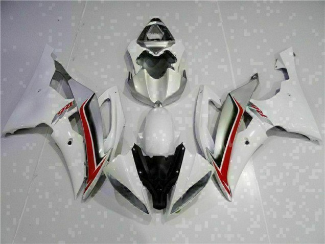 Inexpensive 2008-2016 White Yamaha YZF R6 Motorbike Fairings & Bodywork