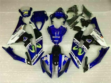 Inexpensive 2008-2016 White Blue Yamaha YZF R6 Motor Bike Fairings