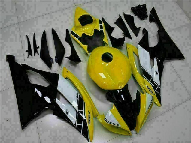 Inexpensive 2008-2016 Yellow Black Yamaha YZF R6 Motorcycle Fairings Kits Inexpensive 2008-2016 Yellow Black Yamaha YZF R6 Motorcycle Fairings Kits