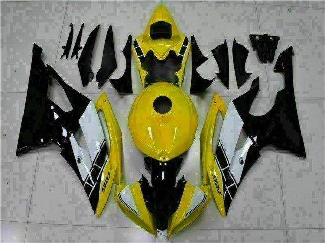 Inexpensive 2008-2016 Yellow Black Yamaha YZF R6 Motorcycle Fairings Kits Inexpensive 2008-2016 Yellow Black Yamaha YZF R6 Motorcycle Fairings Kits