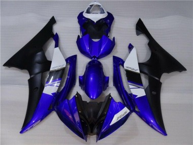 Inexpensive 2008-2016 Blue Black Yamaha YZF R6 Replacement Fairings