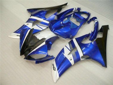 Inexpensive 2008-2016 Blue White Black Yamaha YZF R6 Bike Fairings & Bodywork