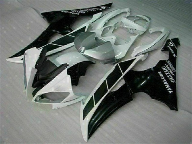 Inexpensive 2008-2016 White Black Yamaha YZF R6 Motorcycle Fairings Inexpensive 2008-2016 White Black Yamaha YZF R6 Motorcycle Fairings