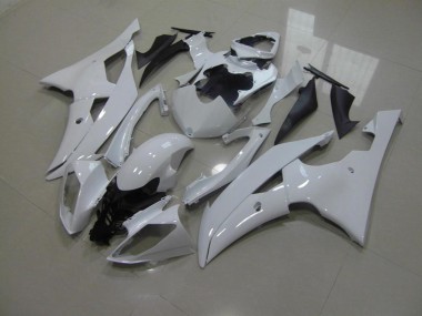Inexpensive 2008-2016 Pearl White No Decals Yamaha YZF R6 Motorbike Fairing