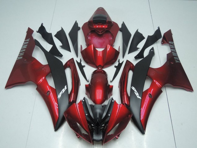 Inexpensive 2008-2016 Candy Red and Black Yamaha YZF R6 Bike Fairings Inexpensive 2008-2016 Candy Red and Black Yamaha YZF R6 Bike Fairings