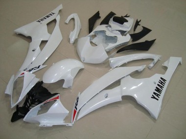 Inexpensive 2008-2016 Pearl White Yamaha YZF R6 Motorbike Fairing Kits