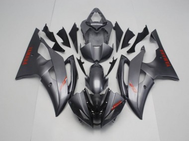 Inexpensive 2008-2016 Matte Black Grey Yamaha YZF R6 Motorcycle Fairings Kit