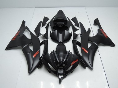 Inexpensive 2008-2016 Matte Black Red Decals Yamaha YZF R6 Motorbike Fairings