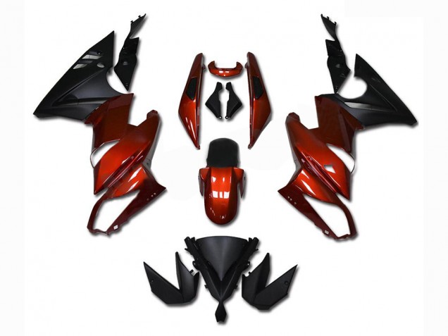 Inexpensive 2009-2011 Red Kawasaki EX650 Bike Fairing Inexpensive 2009-2011 Red Kawasaki EX650 Bike Fairing