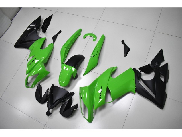 Inexpensive 2009-2011 Green Black Kawasaki EX650 Replacement Motorcycle Fairings Inexpensive 2009-2011 Green Black Kawasaki EX650 Replacement Motorcycle Fairings