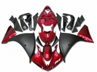 Inexpensive 2009-2011 Red Black Yamaha YZF R1 Moto Fairings