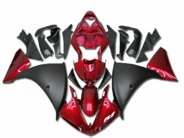 Inexpensive 2009-2011 Red Black Yamaha YZF R1 Moto Fairings Inexpensive 2009-2011 Red Black Yamaha YZF R1 Moto Fairings