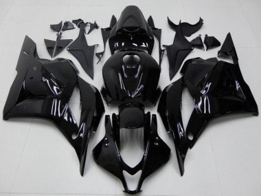 Inexpensive 2009-2012 Glossy Black Honda CBR600RR Motorcycle Fairing Kits & Plastic Bodywork MF0248